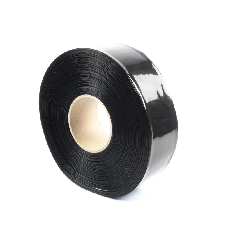 Černá smršťovací PVC fólie šíře 50mm, průměr 30mm Horká Nabídka