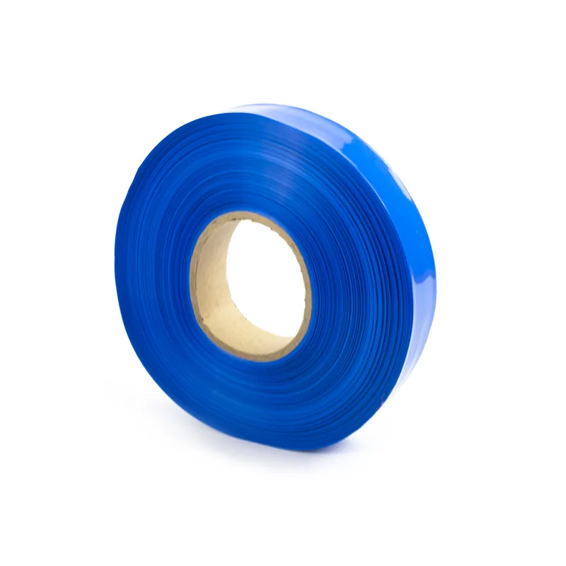 Modrá smršťovací PVC fólie šíře 30mm, průměr 18mm Originální