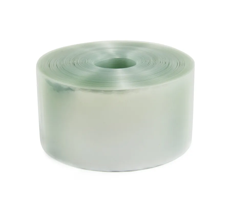 Sleva Transparentní smršťovací PVC fólie 2 1 šíře 100mm, průměr 64mm