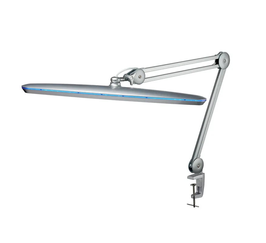 Stříbrná stolní pracovní lampa IB-9503 s regulací jasu 117LED Nakupujte Hned