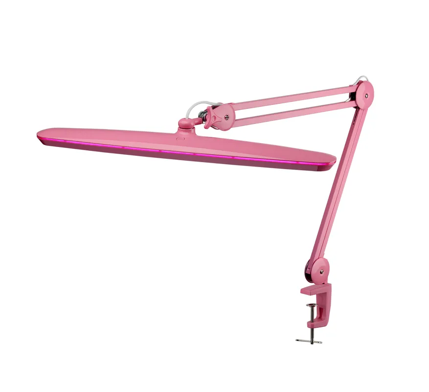Růžová stolní kosmetická lampa LED - IB-9503 s regulací jasu Finální Výprodej