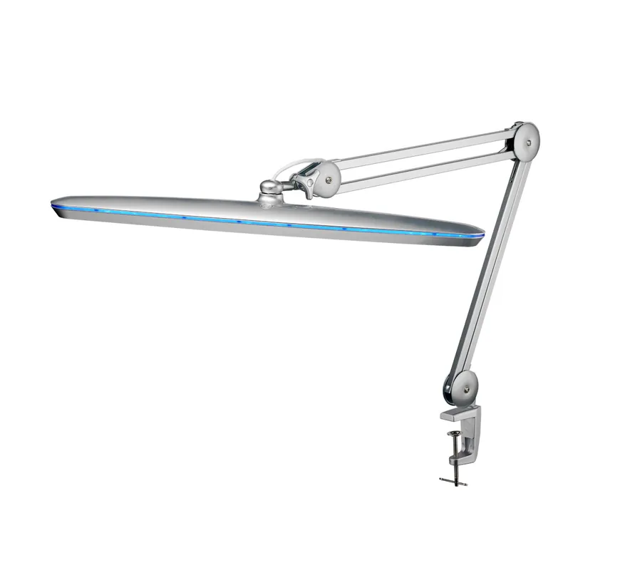 Šedá stolní pracovní lampa IB-9503 s regulací jasu 117LED Super Cena