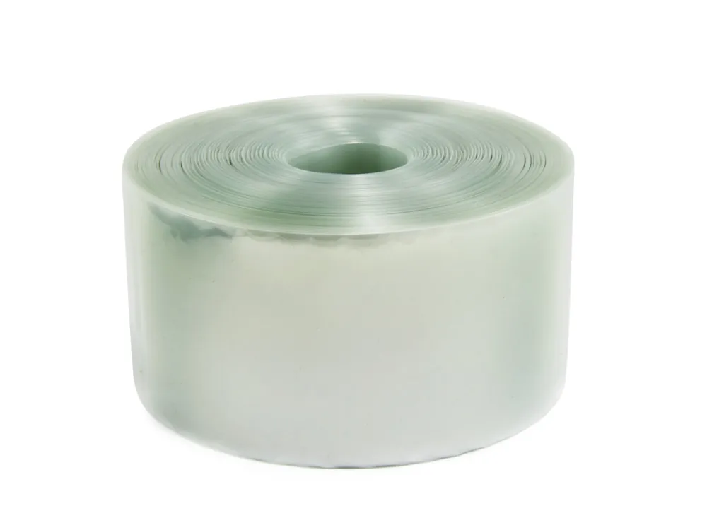 Výprodej Transparentní smršťovací PVC fólie 2 1, šíře 120mm, průměr 75mm