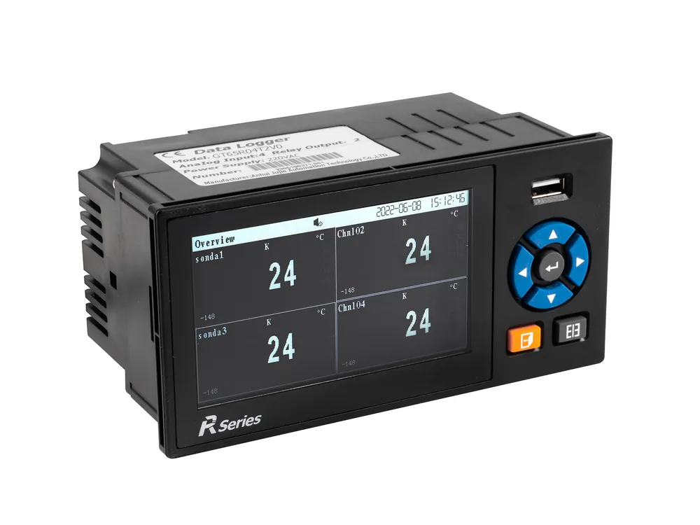 Sezónní Sleva Digitální datalogger / zapisovač GT65R04 - 4 vstupy, USB
