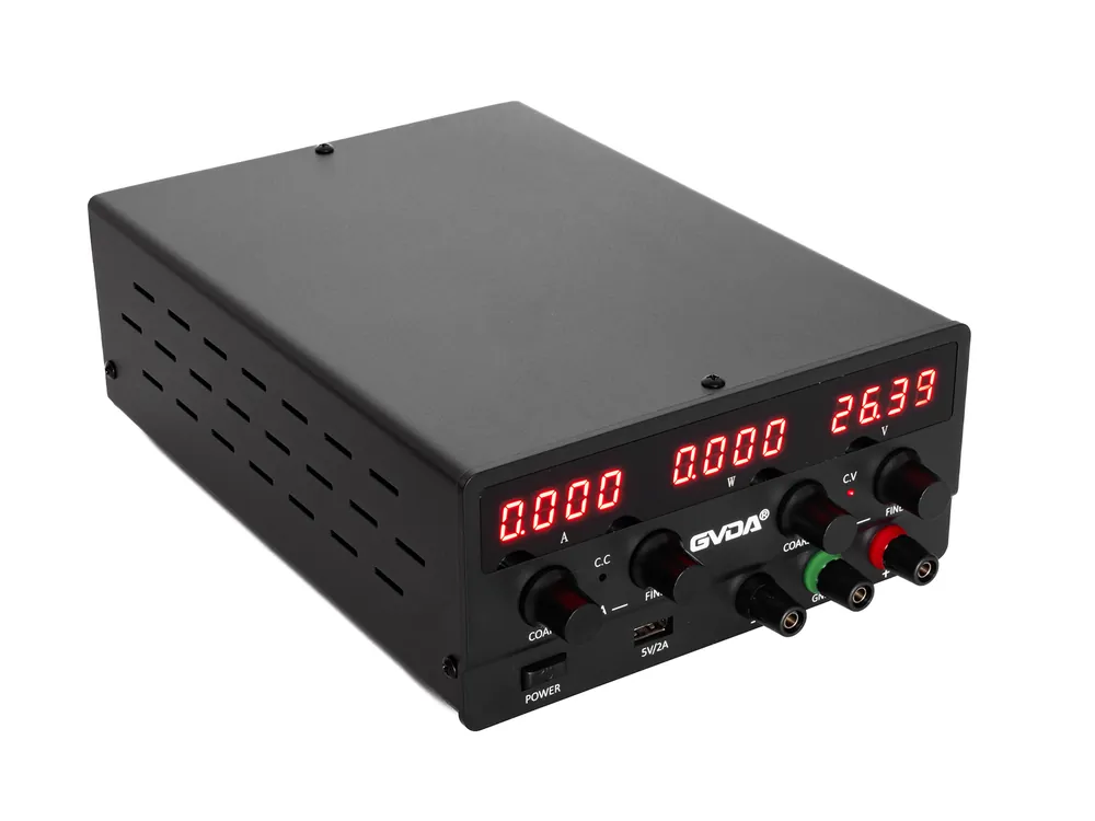 GVDA SPS-H605 regulovatelný spínaný zdroj 60V/5A s USB výstupem 5V 2A Časově Omezené