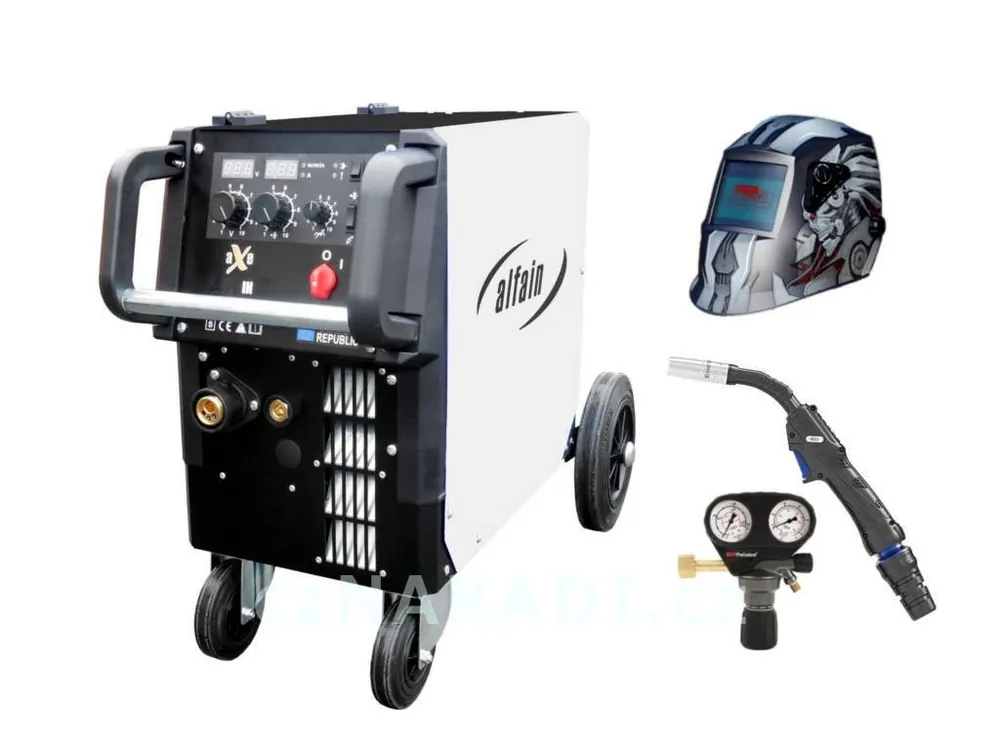 Odeslání Ihned aXe 250 IN MIG MAN-4 + hořák 5m + ventil GCE + kukla Robot, záruka 3 roky