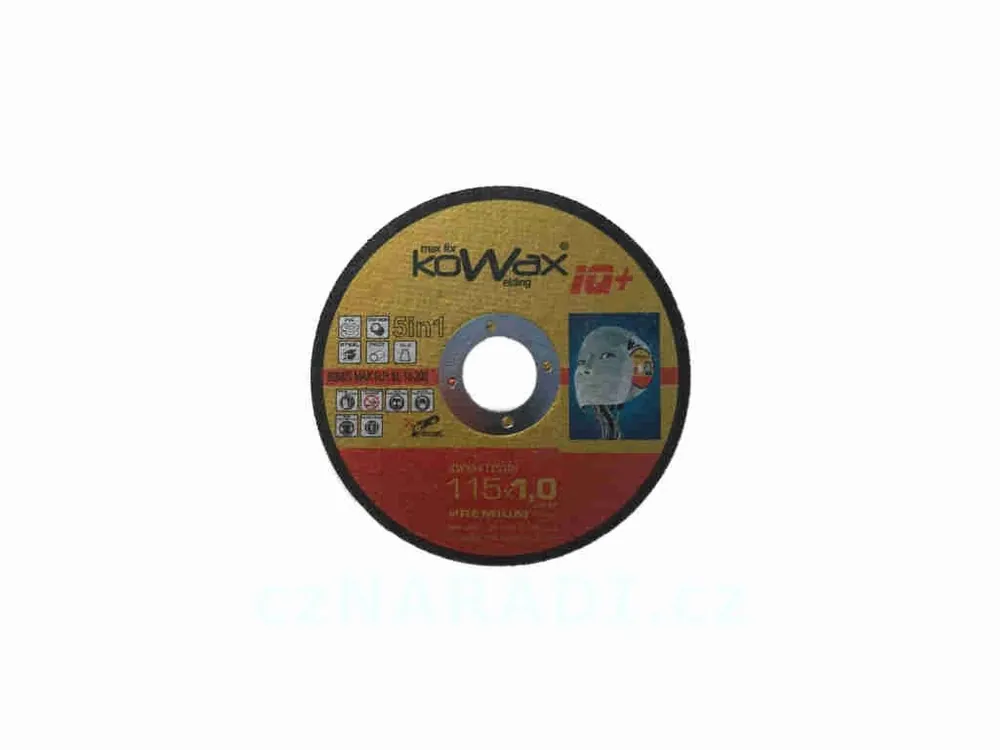 Přímo Od Výrobce Řezný kotouč 115x1,0x22,23 Kowax 5v1