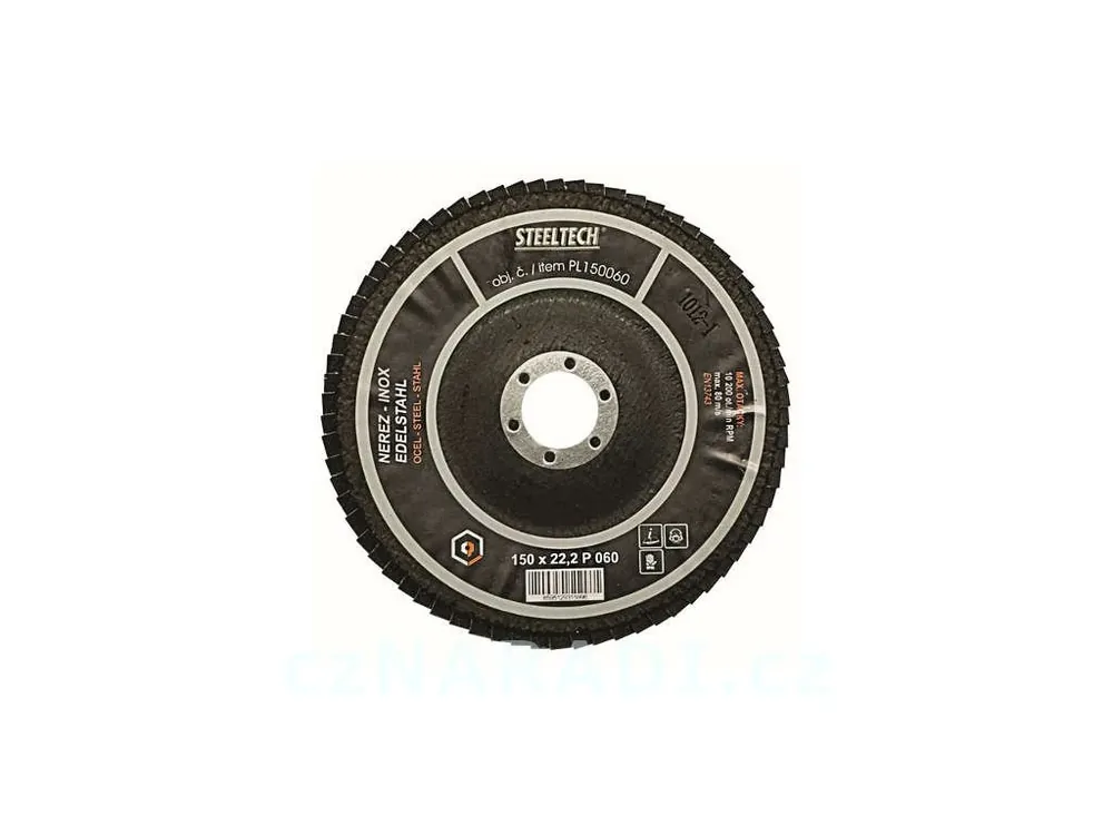 Sleva Lamelový kotouč na nerez 125mm/ zrno 60 S-TECH - ZIRKON